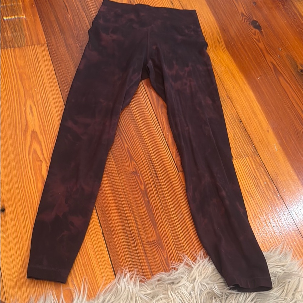 lululemon athletica Purple Leggings Slim Fit Comfort